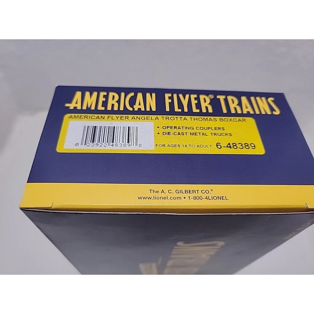 Lionel American Flyer 6-48389 Angela Trotta Thomas Boxcar S Gauge 2008